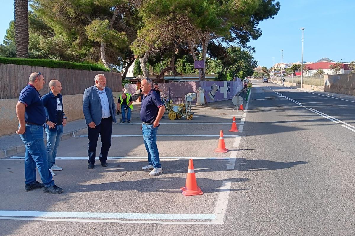 Nuevos aparcamientos en la calle Ronda de Levante de Cabo de Palos en Cartagena