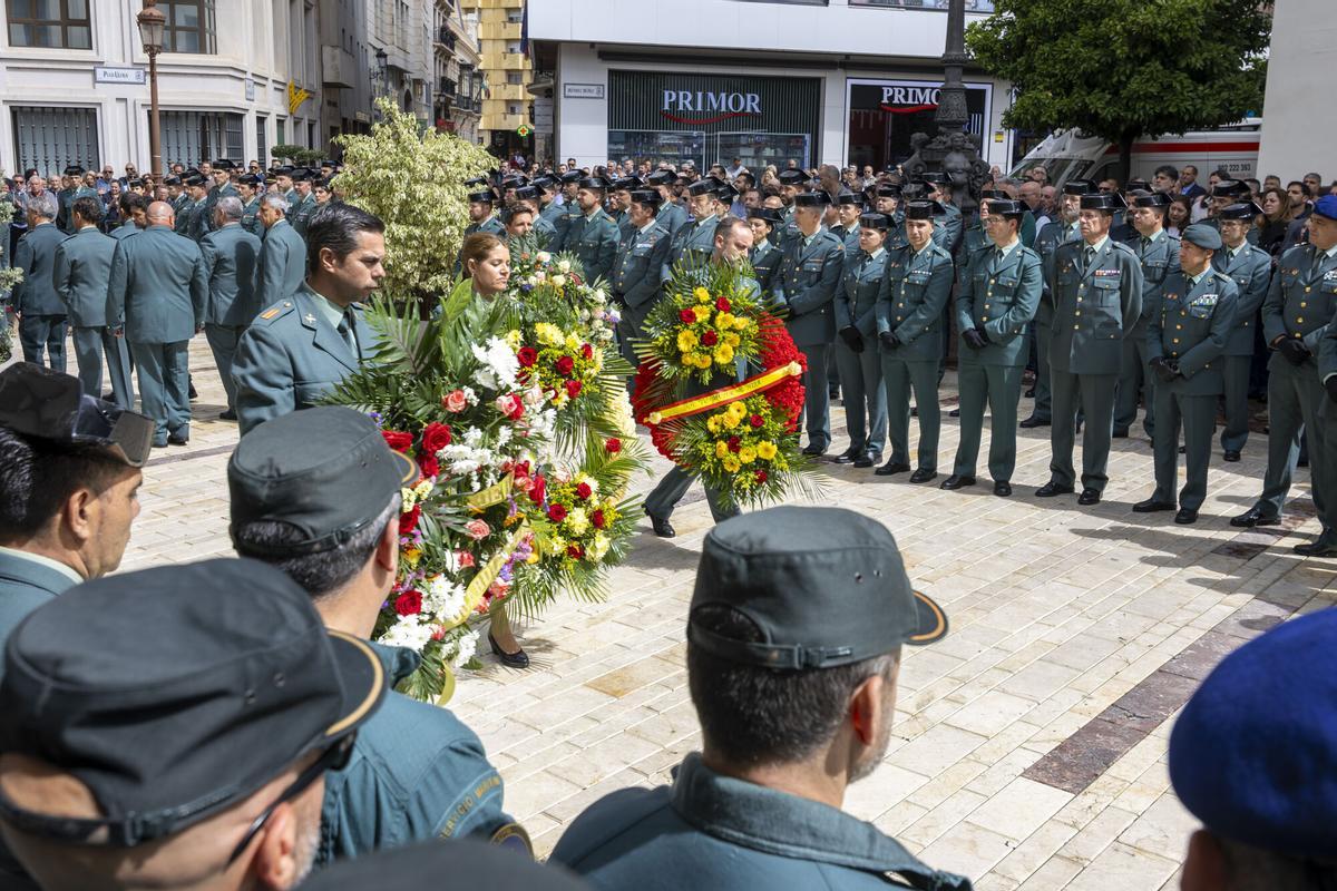 Misa funeral en honor a los guardia civiles fallecidos.