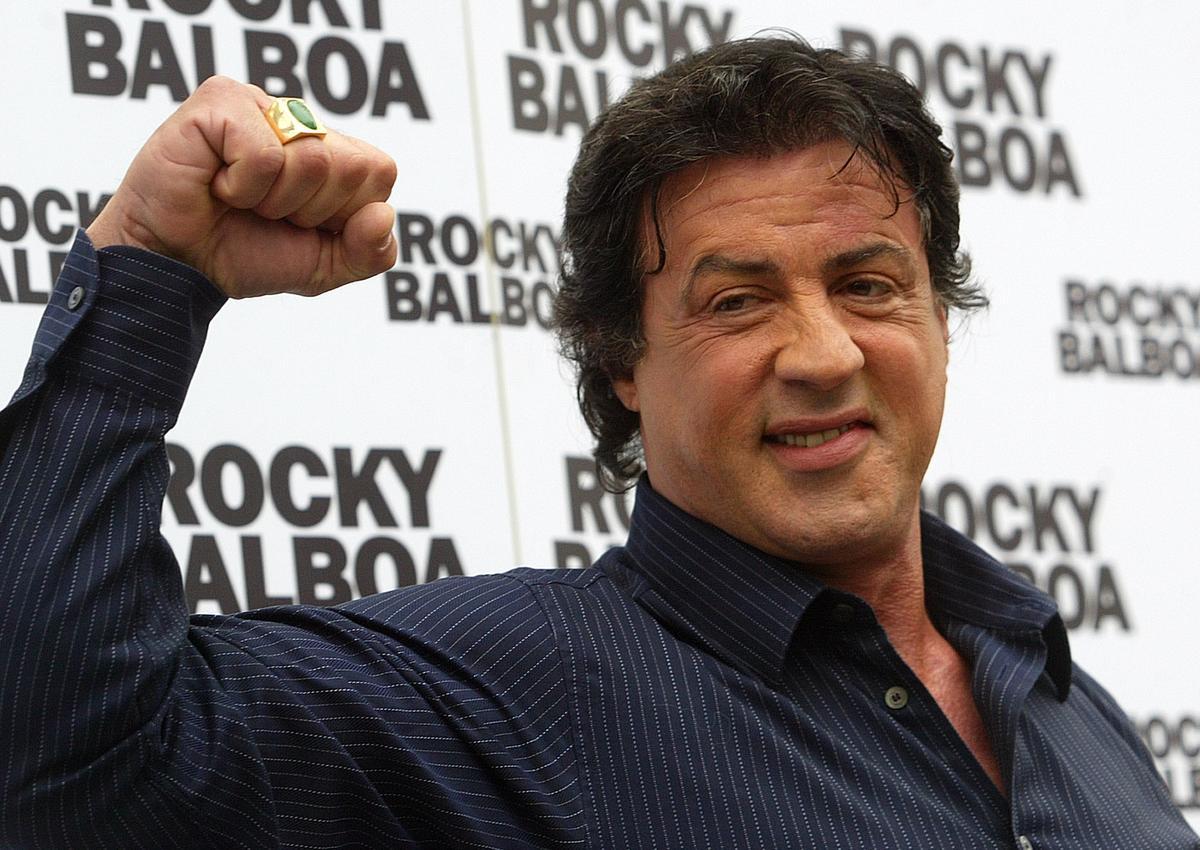 El director Sylvester Stallone en la presentación de la película 'Rocky Balboa'.