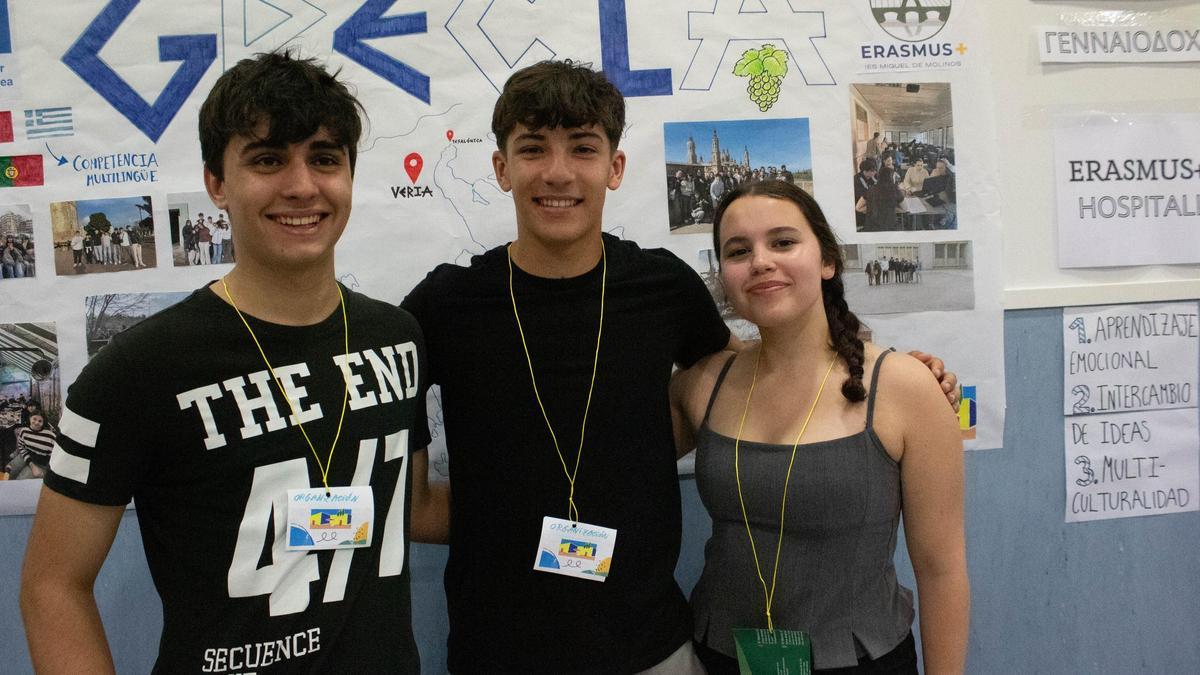 Los alumnos del IES Miguel de Molinos de Zaragoza participantes en una movilidad Erasmus+ protagonizan en el centro una jornada de difusión entre sus compañeros de la ESO