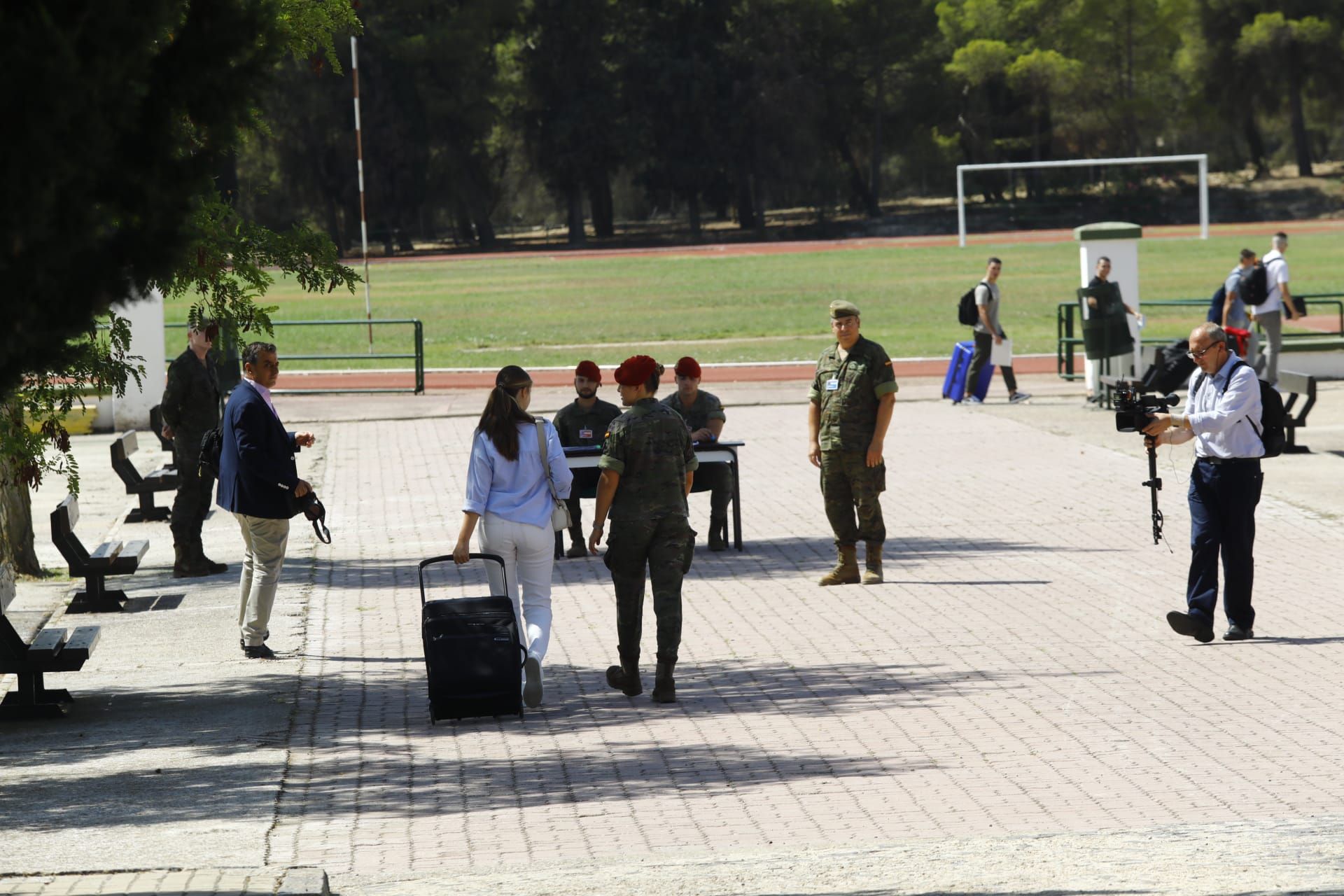 En imágenes | Así ha sido la llegada de la princesa Leonor a la Academia General Militar