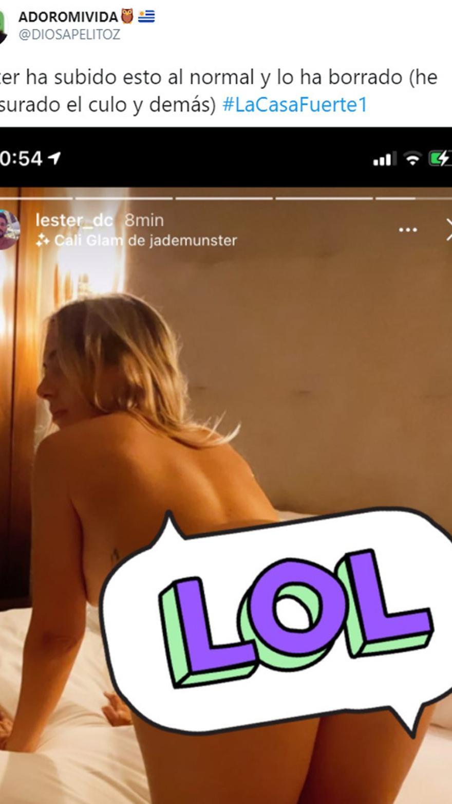 Lester la lía y publica esta foto de Patri, desnuda - Superdeporte