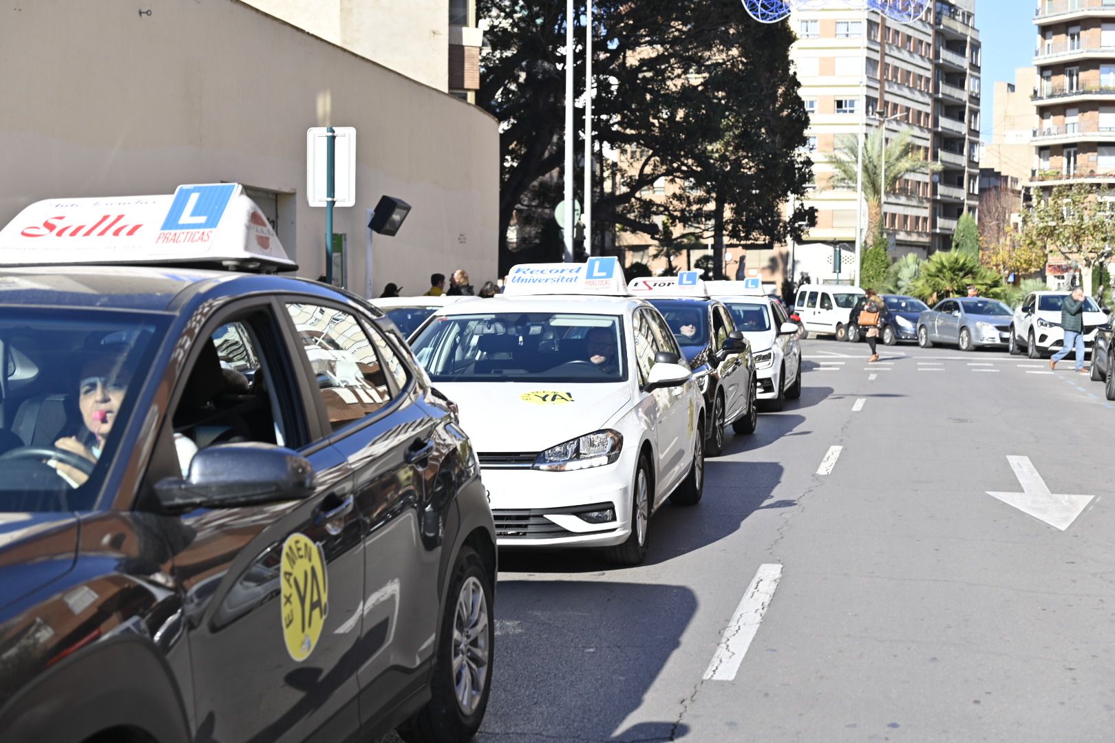 Manifestación de autoescuelas