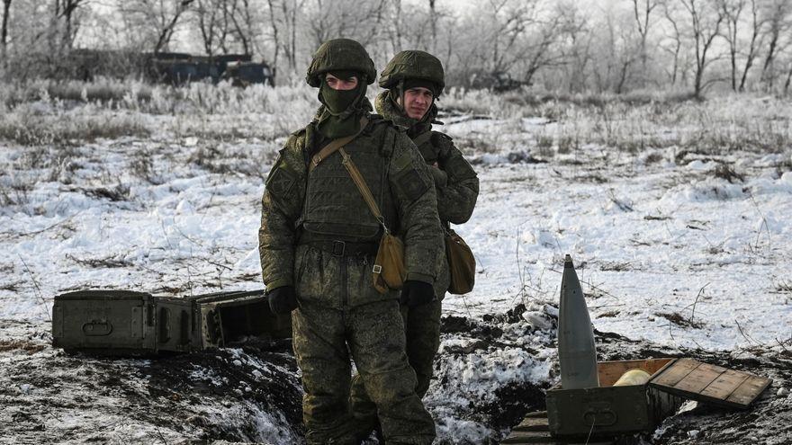 Soldados en Ucrania.