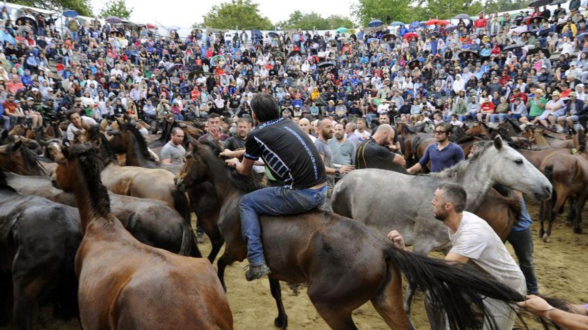 El curro, lleno hasta los topes, visto desde la arena. |   // BERNABÉ/JAVIER LALÍN