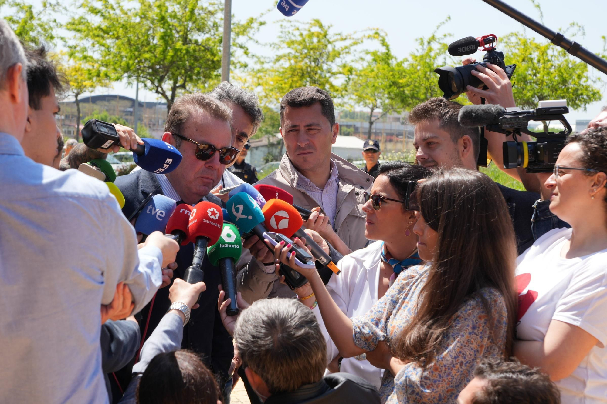 David Sánchez declara en los juzgados de Badajoz