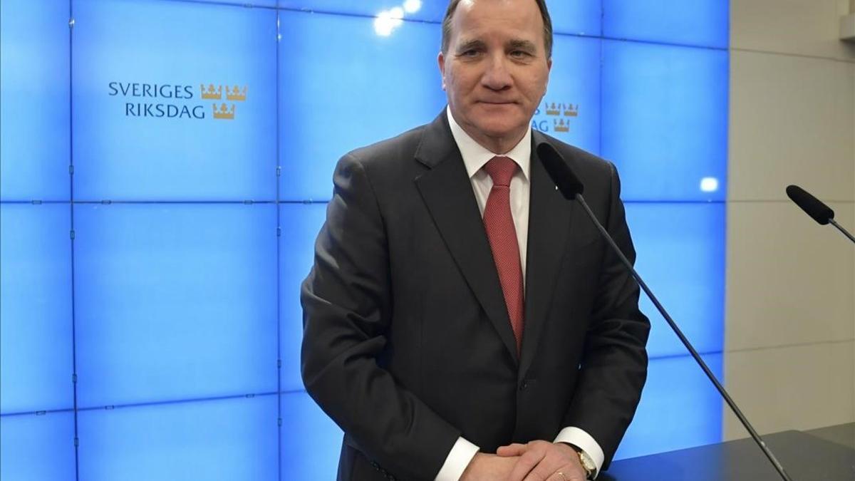 El socialdemócrata Stefan Löfven, primer ministro sueco.