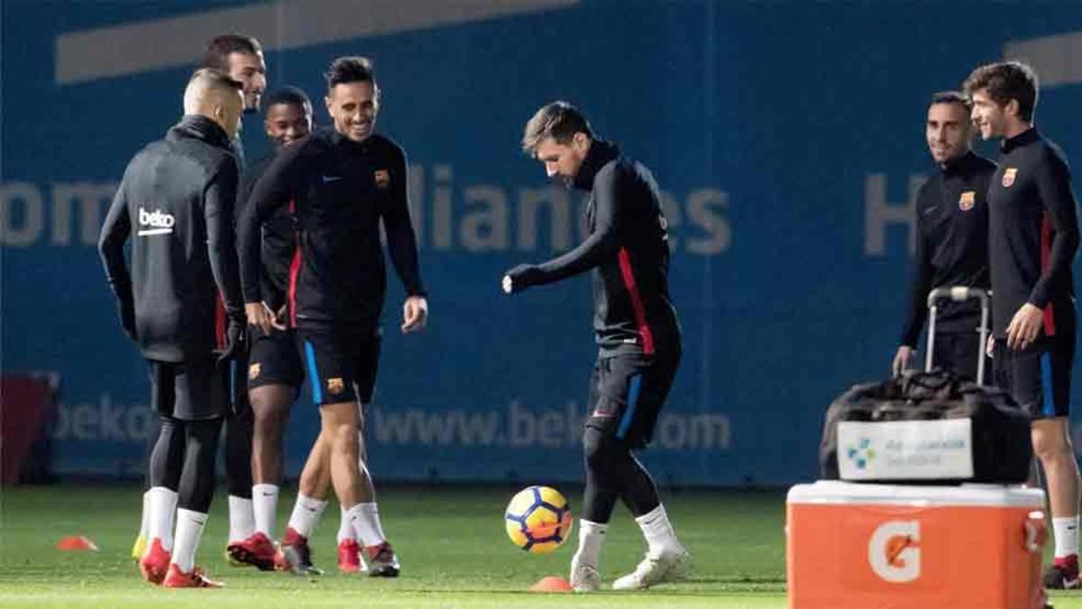 El Barcelona ya prepara el partido ante el Murcia