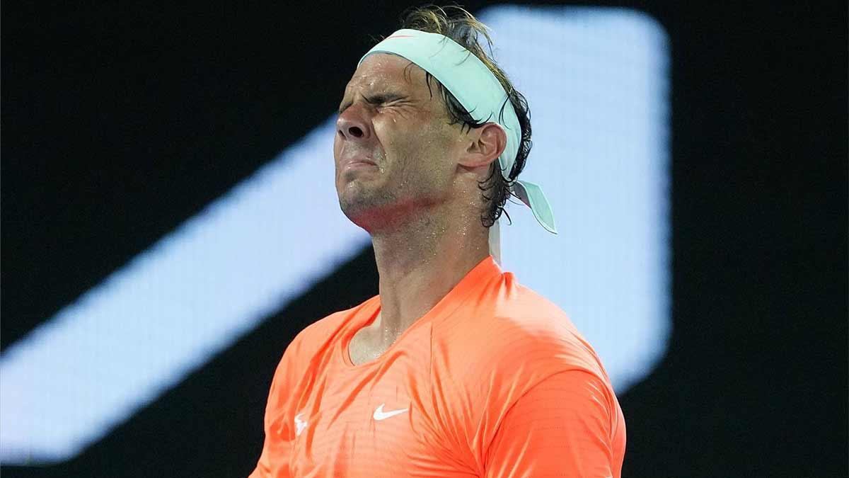 Nadal, durante el pasado Open de Australia