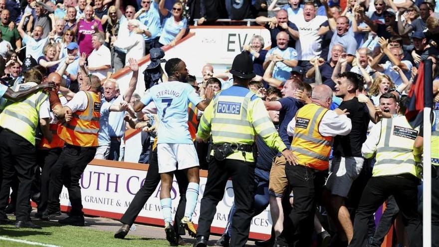 Agónica victoria del Manchester City ante el Bournemouth (1-2)