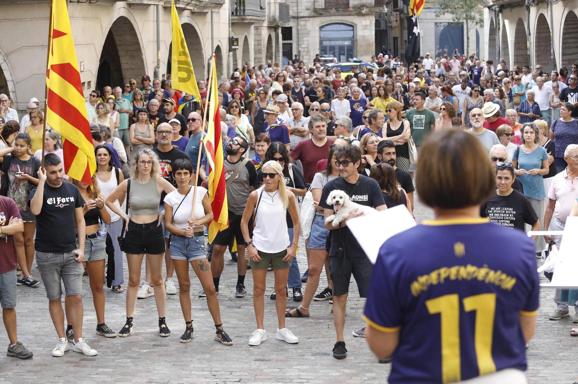 La manifestació de Girona de la Diada, en imatges