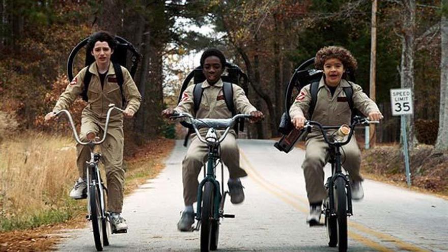 Los protagonistas de &#039;Stranger Things&#039;.