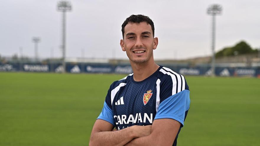Rubén Iranzo, central del Real Zaragoza: «Si ascendemos me tatúo el león del escudo, prometido»