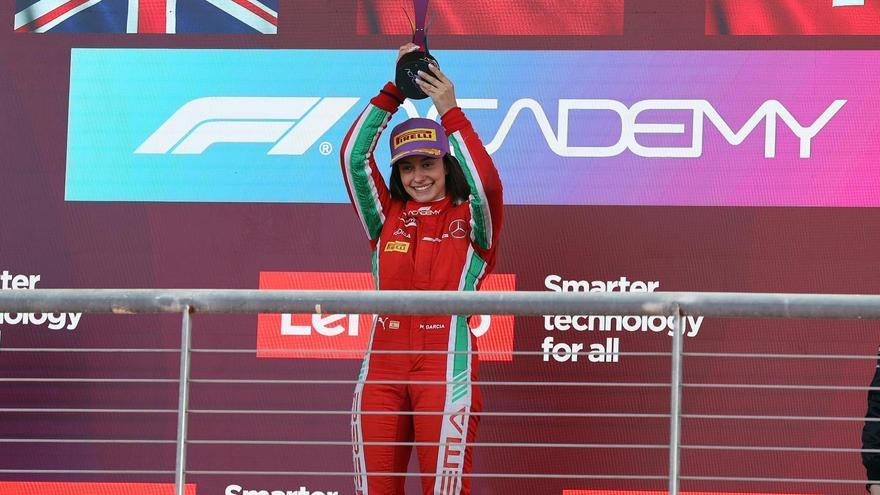 Marta García, ganadora en Austin, donde conquistó el título de la F1 Academy en su primera temporada