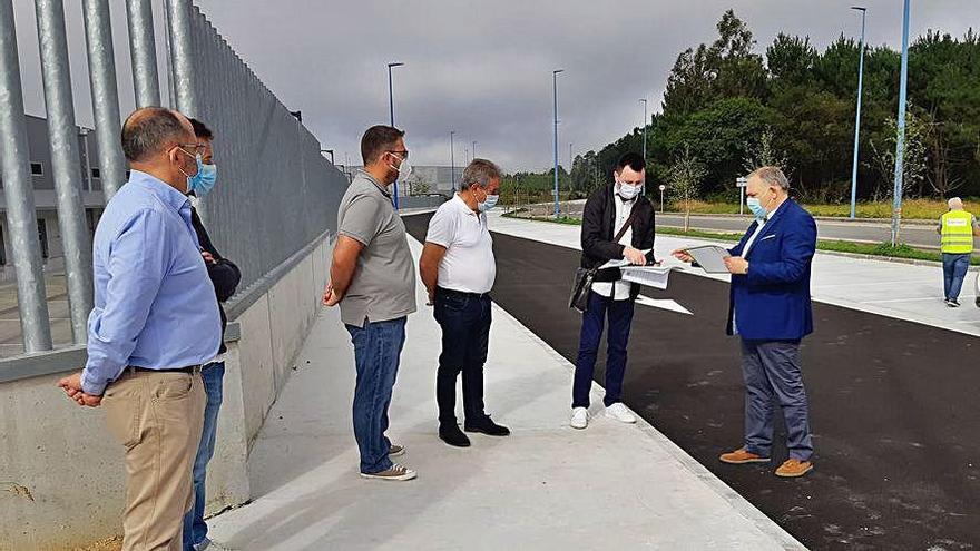 Acto de recepción del aparcamiento realizado por Inditex.