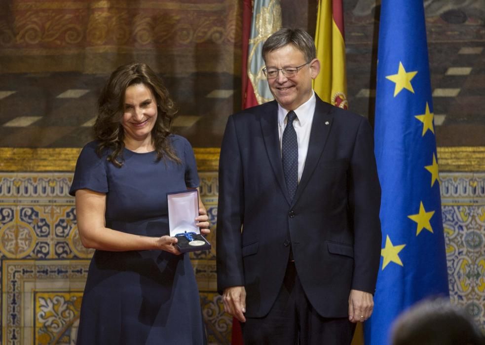Entrega de distinciones de la Generalitat el 9 d'Octubre