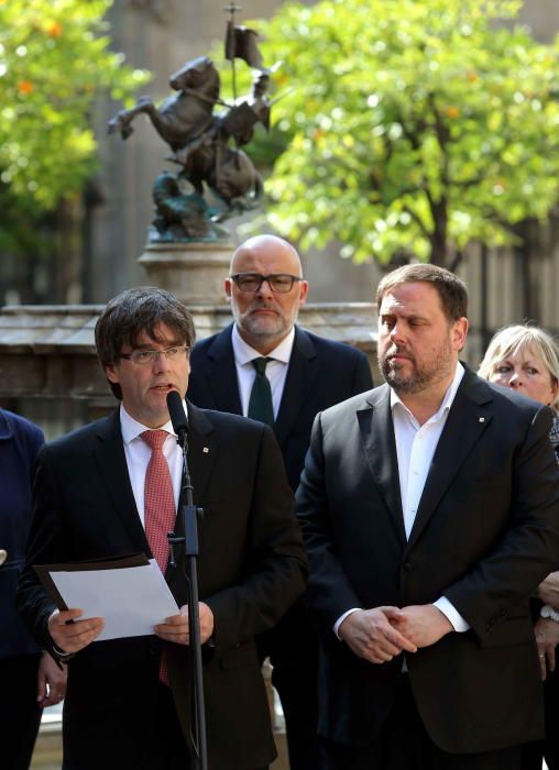 Puigdemont fixa la data i la pregunta del referèndum