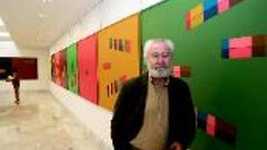 Mario Sainz ´Zíjara´ muestra sus pinturas en la diputación
