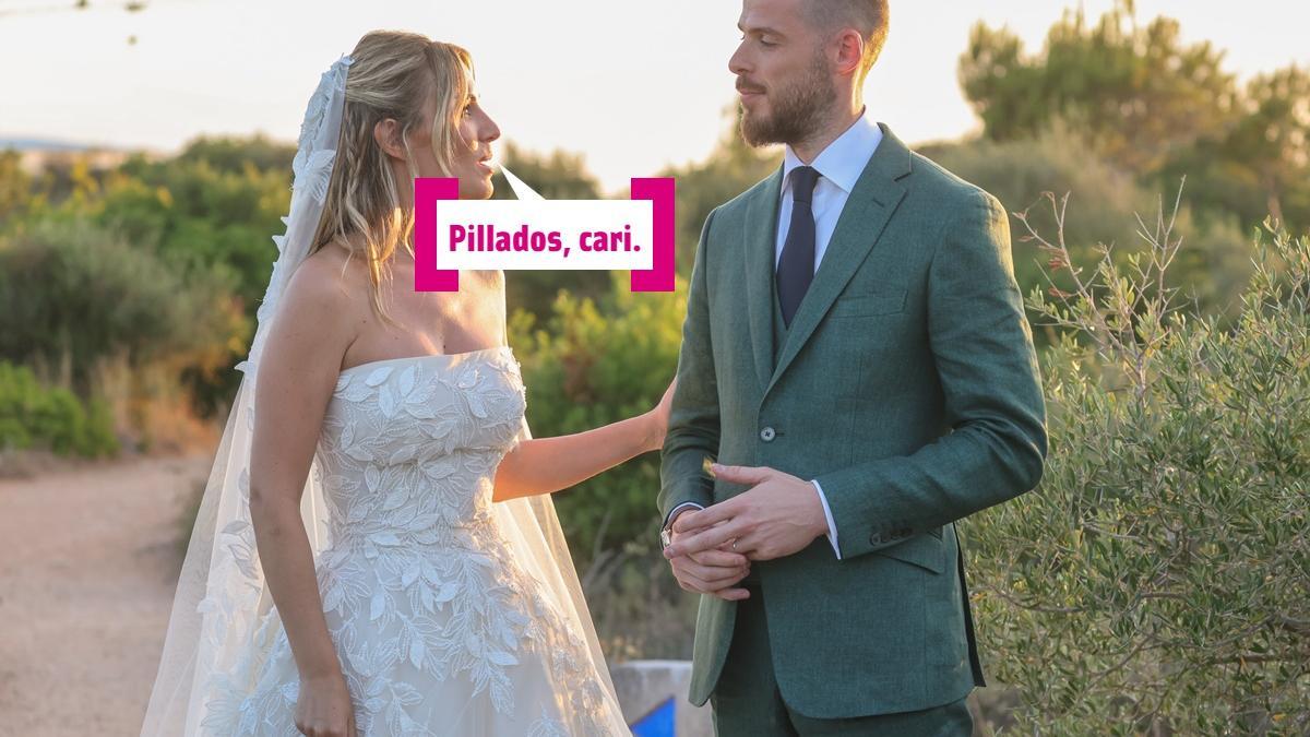 Edurne y De Gea en su boda