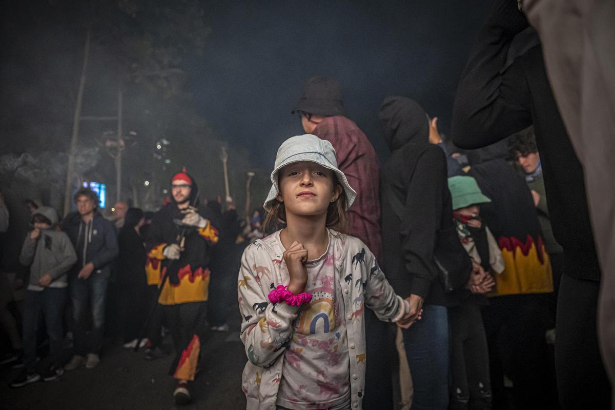 Dentro del correfoc de la Mercè