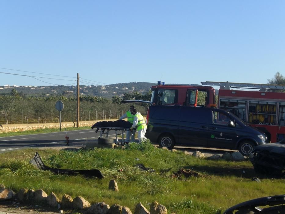 Accidente en la carretera vieja de Sineu