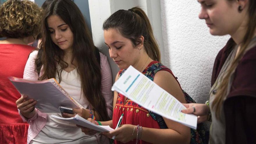 Notas de la Selectividad 2019 en Valencia, Alicante y Castelló.