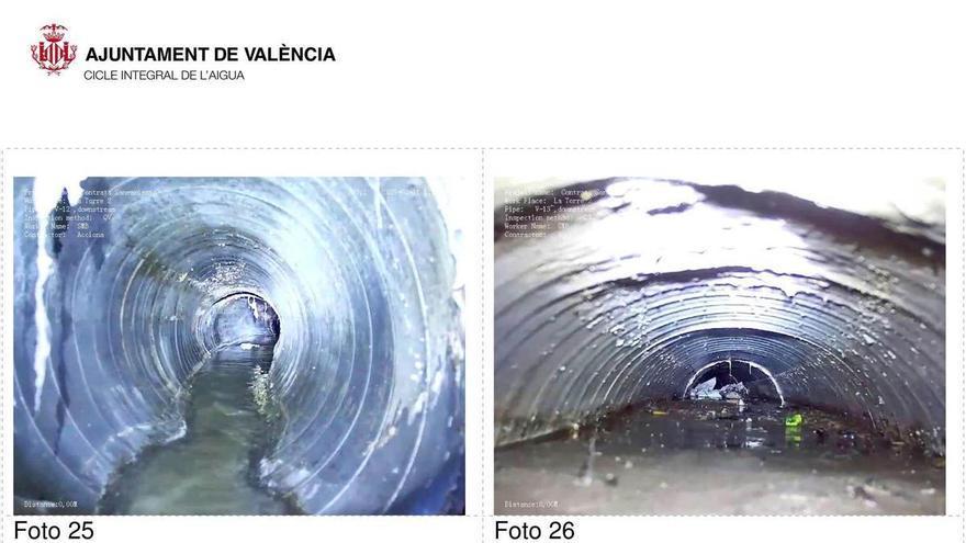  para reparar los colectores de La Torre tras la dana: dislocación de tubos y paredes desmoronadas