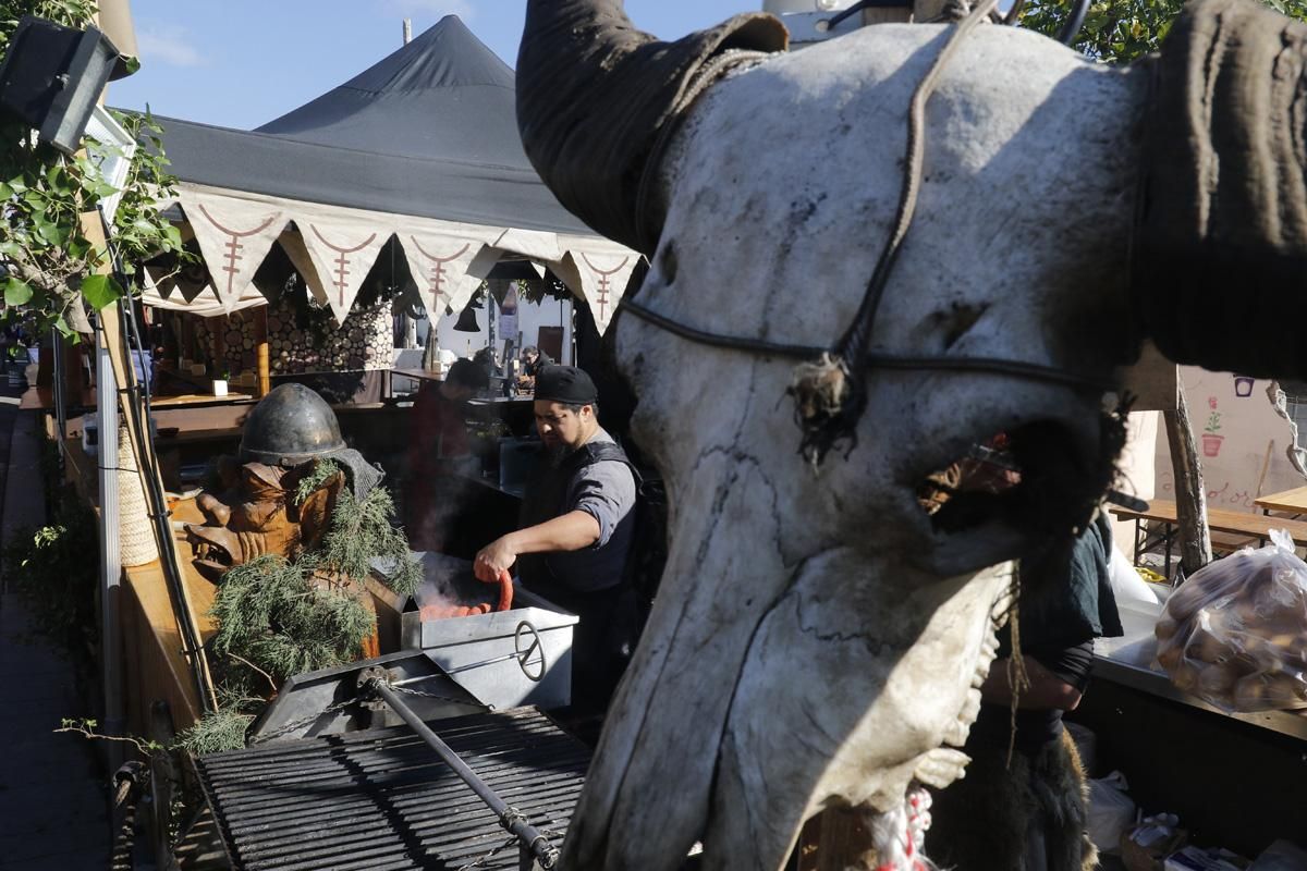 Ambiente del primer día del Mercado medieval