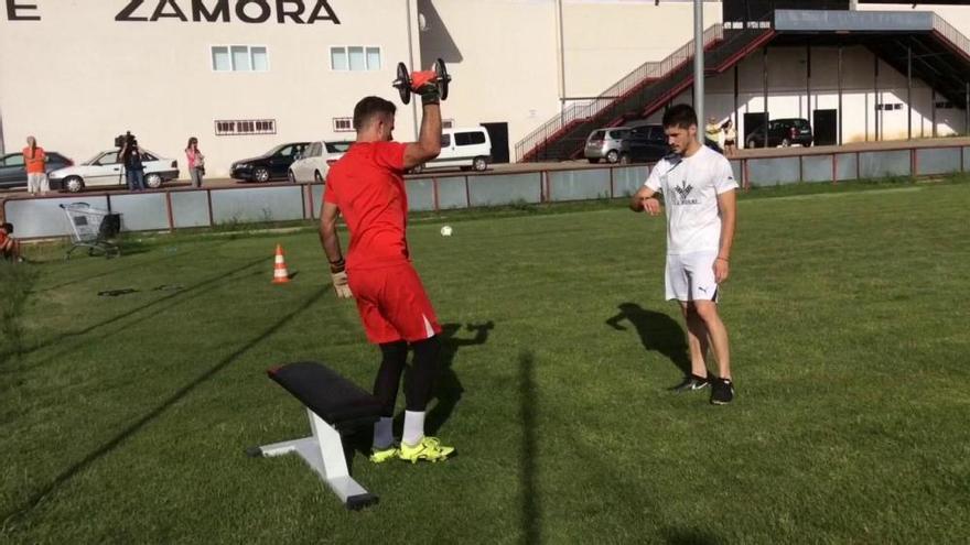 Primer entrenamiento del Zamora CF