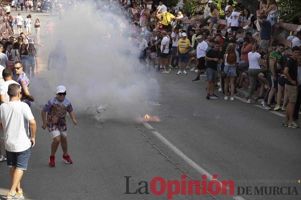 El segundo encierro de las Fiestas de Moratalla se salda con un herido