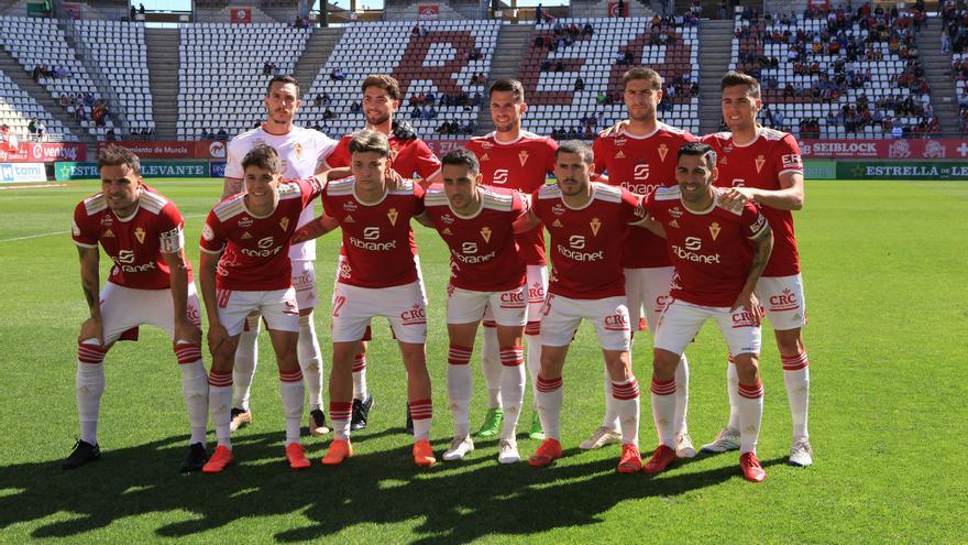 Una de las alineaciones del Real Murcia