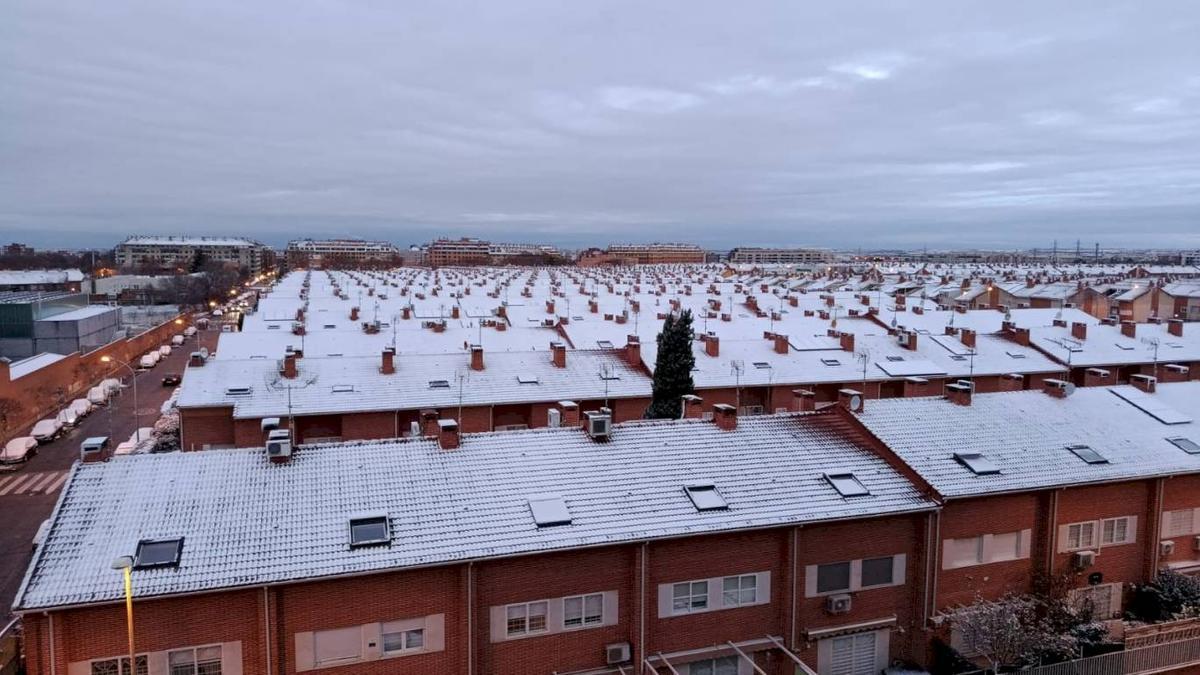 Nevada en Alcalá de Henares