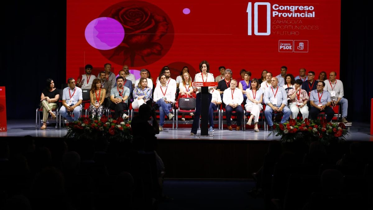 En imágenes | Los militantes eligen a la nueva Ejecutiva del PSOE en Zaragoza
