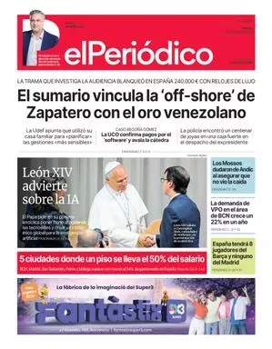 La portada de EL PERIÓDICO del 26 de mayo de 2026