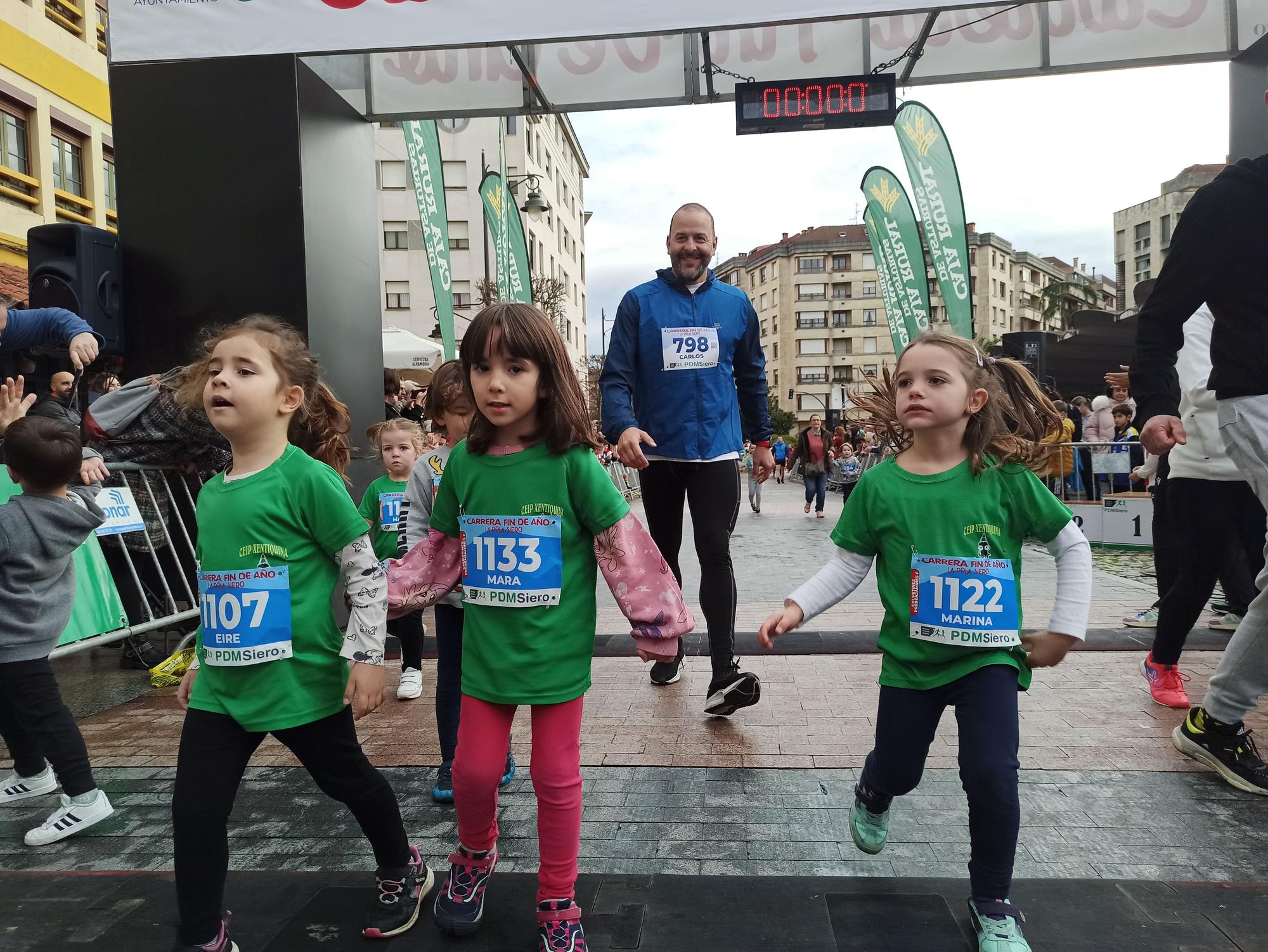 Casi 1.500 participantes disputan la carrera de Fin de Año de Pola de Siero