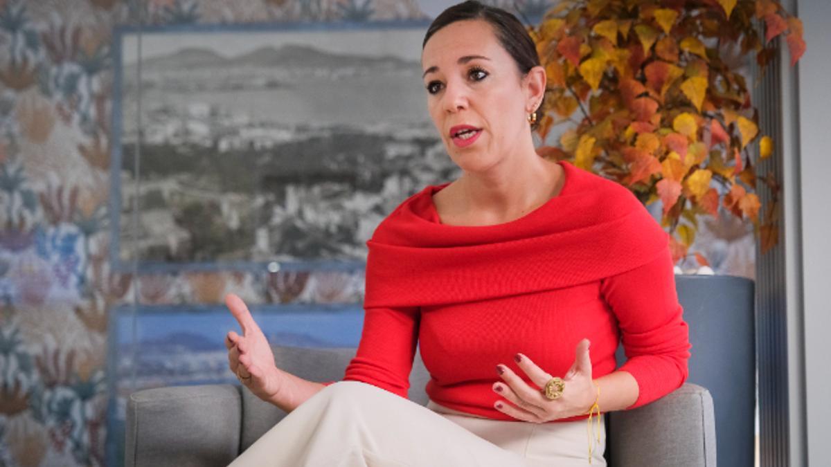 Jéssica de León en el transcurso de la entrevista