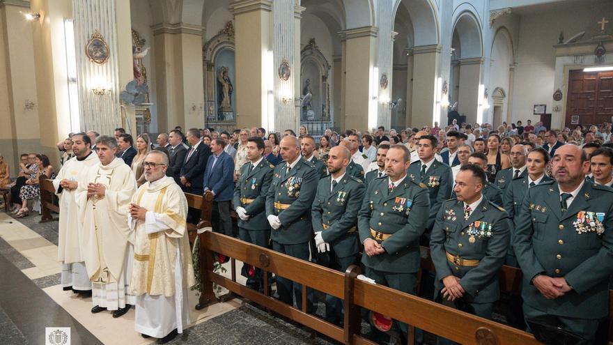 La Ribera se vuelca con la Guardia Civil el día de su patrona