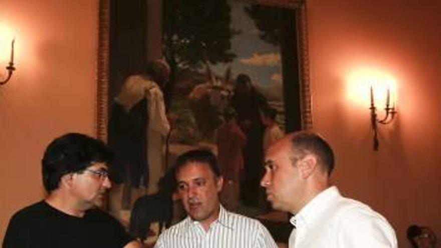 Pavón, Bellido y Echávarri, en una imagen reciente.