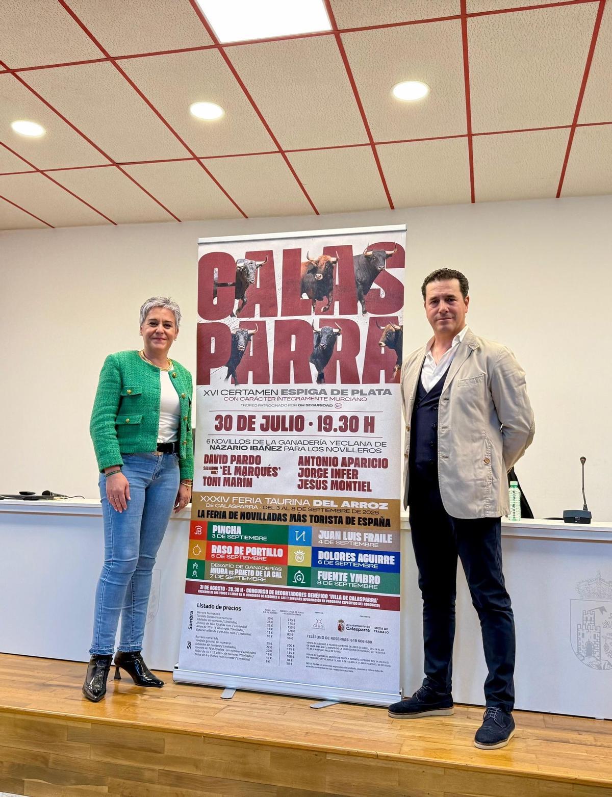 Presentación de la Espiga de Plata y ganaderías para la Espiga de Oro en Calasparra