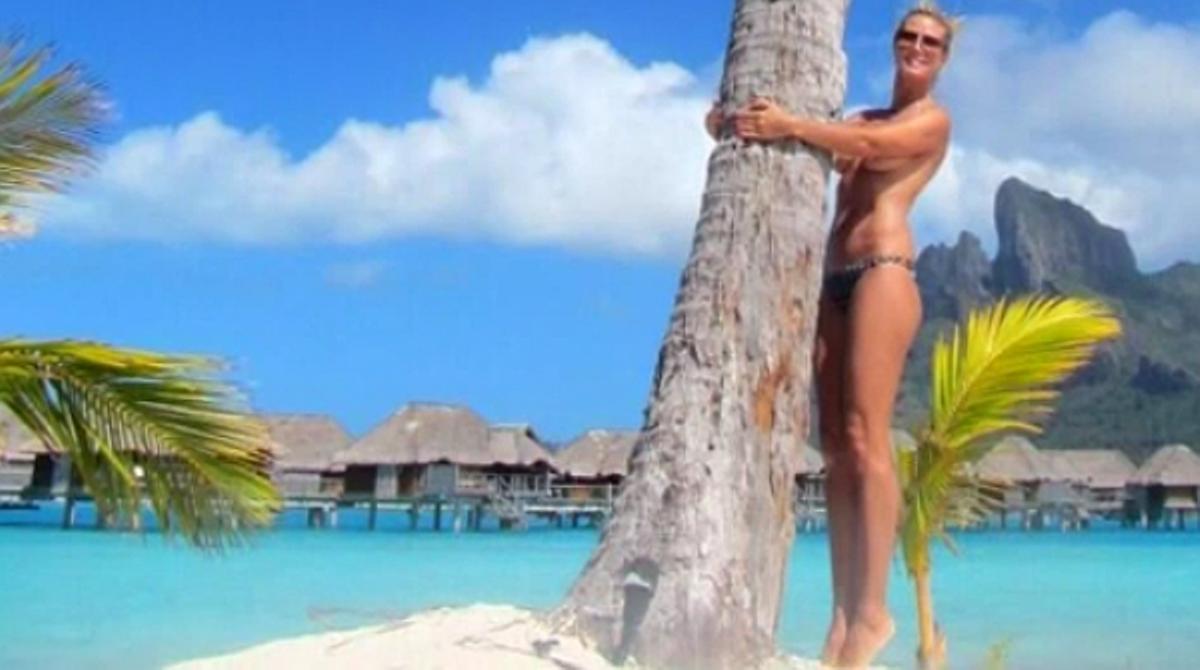 Klum ha volgut compartir amb els seus fans les fotos de la seva estada a l’illa.