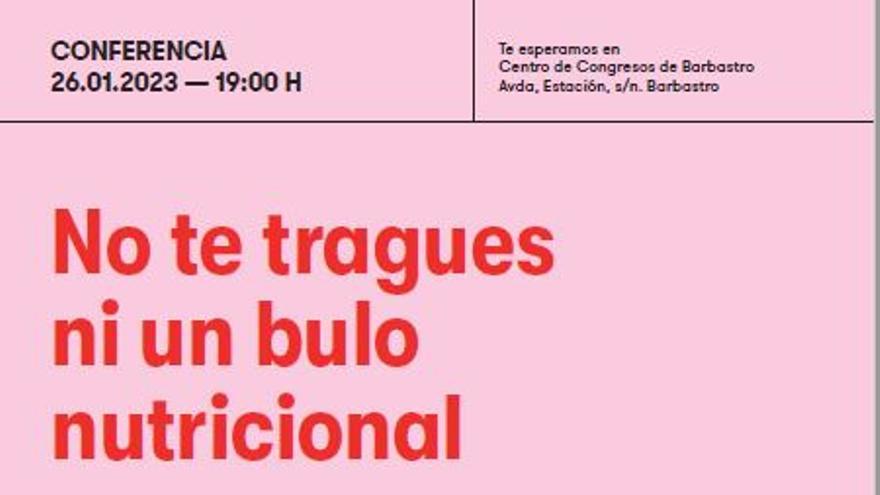 Conferencia - No te tragues ni un bulo nutricional