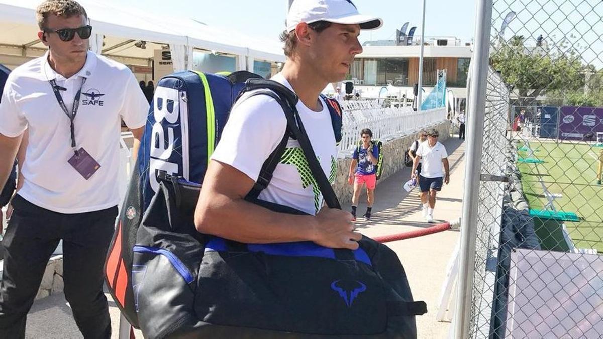 Nadal, en las instalaciones de Santa Ponça, en una imagen de archivo.