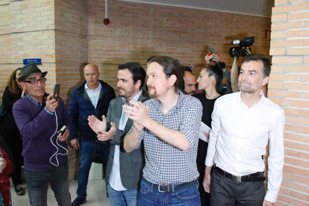 Garzón, Iglesias y Maíllo