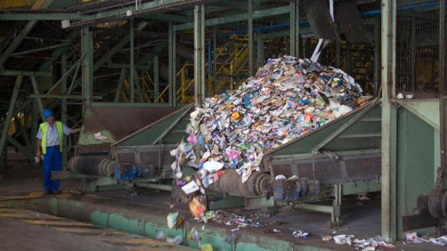 Instalaciones de la Planta Insular de Residuos Solidos (PIRS) en Arico.