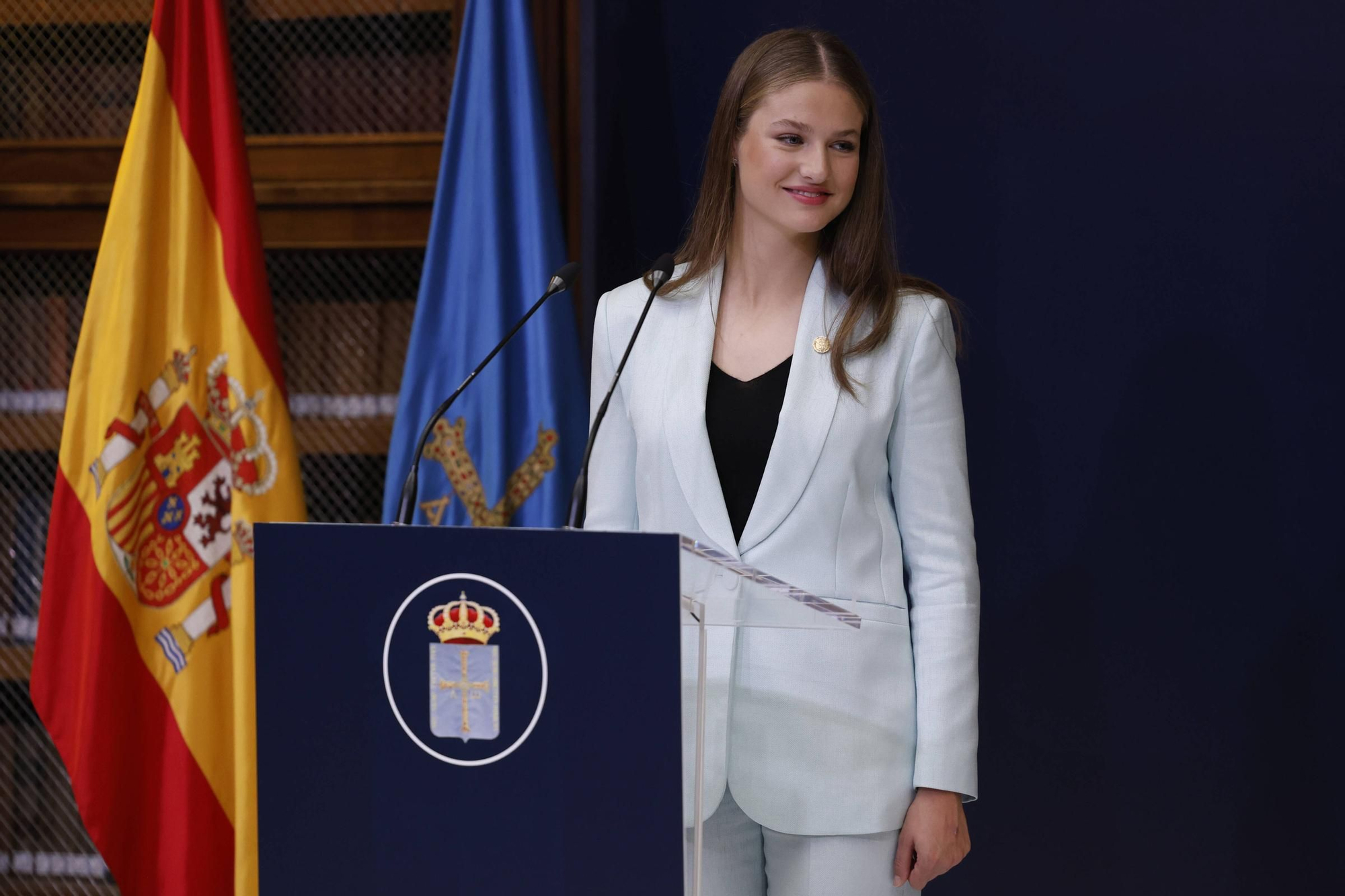 La Princesa Leonor recibe la Medalla de Asturias y el título de Alcaldesa Honoraria de Oviedo.