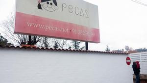 Exterior de las instalaciones del centro infantil Pecas de Pozuelo de Alarcón.