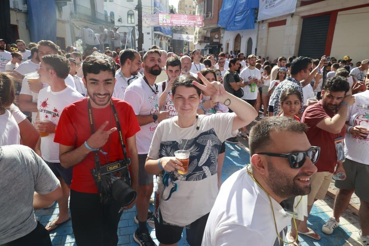 Vuelve la Tomatina de Buñol tras dos años de parón por la covid