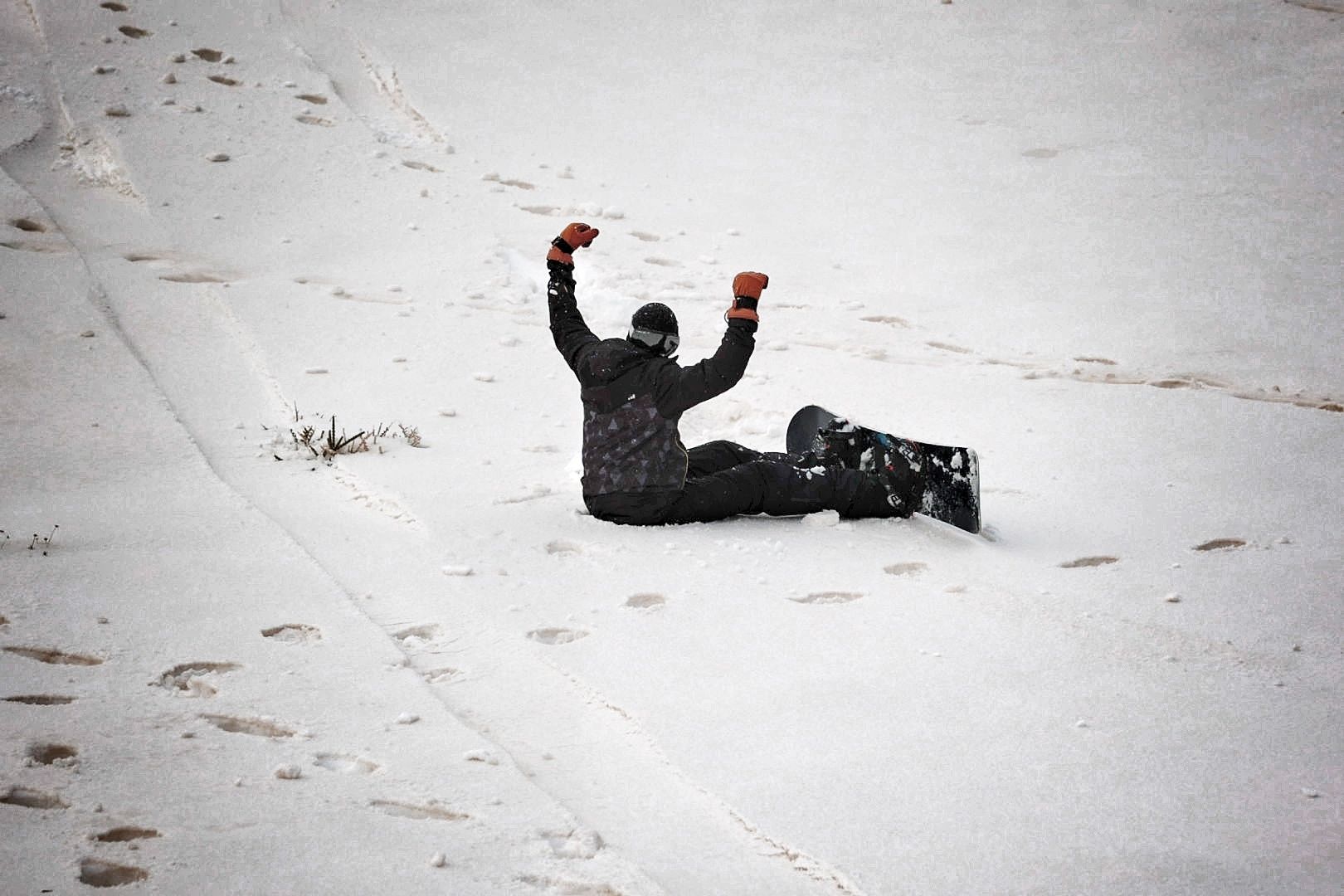 Un día en la nieve