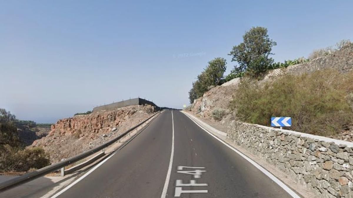 Imagen de archivo de la carretera TF-47.