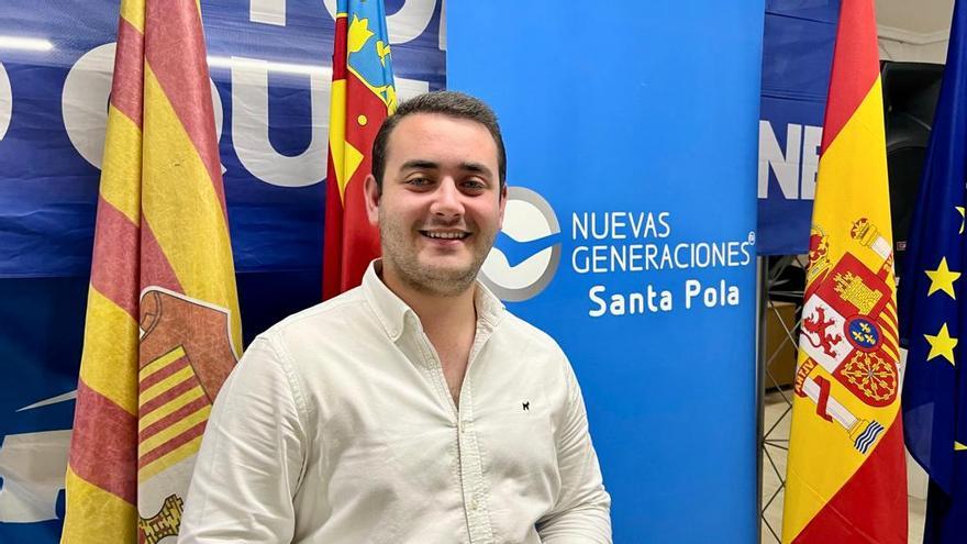 Joaquín Lozano, nuevo presidente de Nuevas Generaciones del PP en Santa Pola